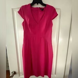 H&M Vibrant Pink Midi Dress